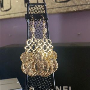 GOLD COIN EARRINGS NEW